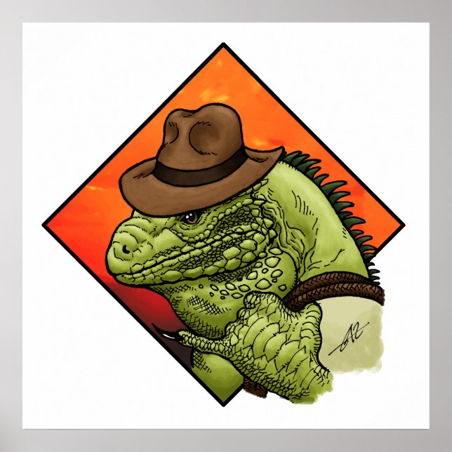 Poster Iguana Jones (Devant)