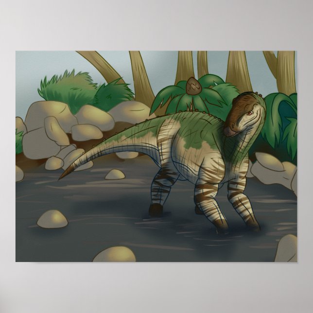 Poster Iguanodon (Devant)