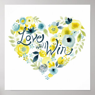 Poster II floral sincère