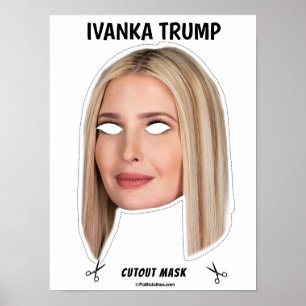 Poster IIVANKA TRUMP Masque d'Halloween