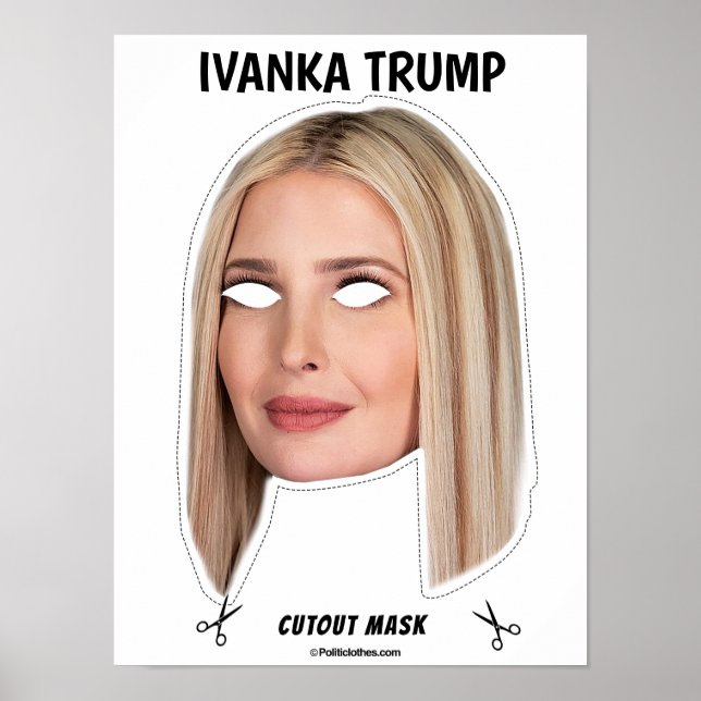 Poster IIVANKA TRUMP Masque d'Halloween (Devant)