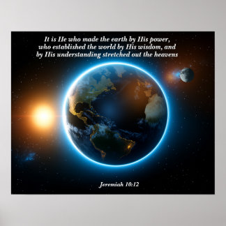 Poster Il a fait la Terre : Dieu et Verse de création