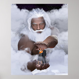 Poster Il a le monde entier entre ses mains