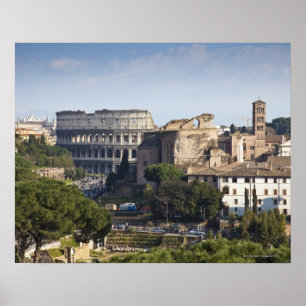 Poster il Colosseum ou Colisé romain, à l'origine