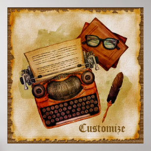 Poster Il Est Écrit Vintage