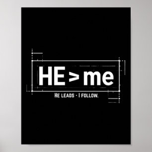 Poster Il est plus grand que lui - il mène, je suis - chr