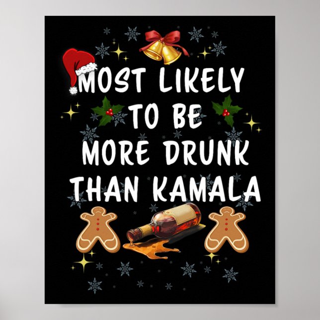 Poster Il Est Probable Que L'Élection De Kamala Soit Plus (Devant)