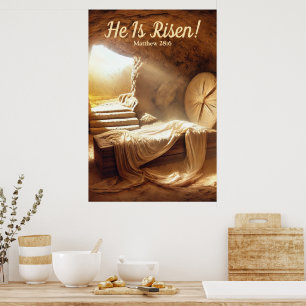Poster Il Est Ressuscité ! Dimanche de Pâques