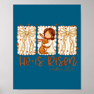 Poster Il est Rizzin Jésus pour les enfants filles garçon
