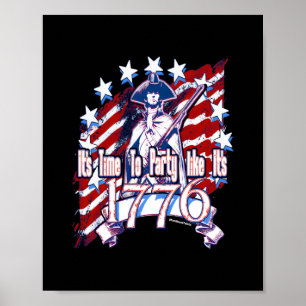 Poster Il est temps de faire la fête comme c'est 1776