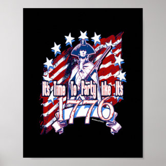 Poster Il est temps de faire la fête comme c'est 1776