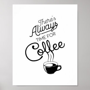 Poster Il est toujours temps pour le café, Citer.
