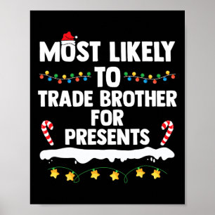 Poster Il Est Très Probable Que Fraternité Commerciale Po
