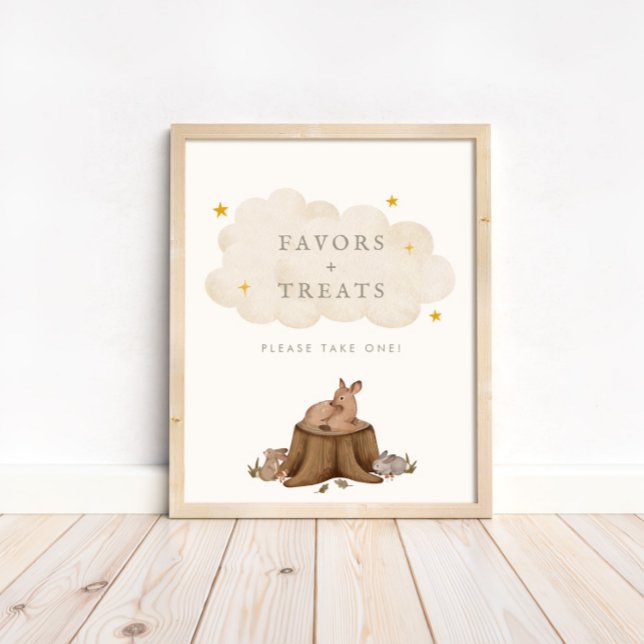 Poster Il était une fois Woodland Faveurs et Traitements (Créateur téléchargé)