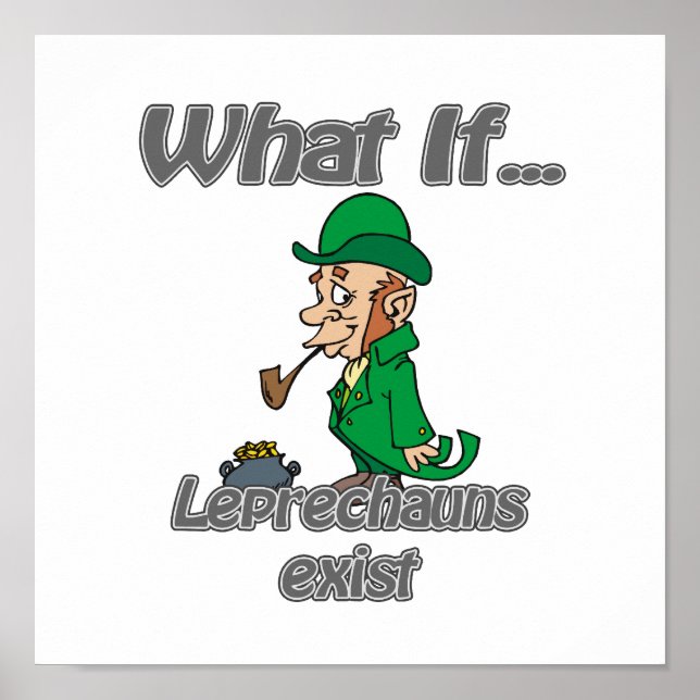 Poster il existe des leprechauns (Devant)
