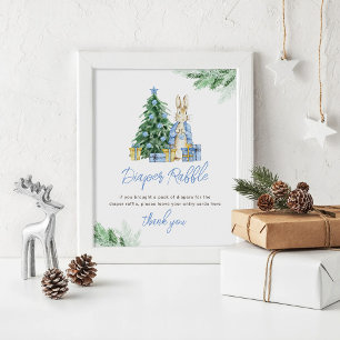 Poster Il fait froid dehors Baby Diaper Signe Raffle