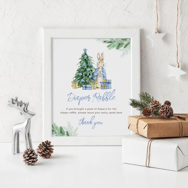 Poster Il fait froid dehors Baby Diaper Signe Raffle (Créateur téléchargé)