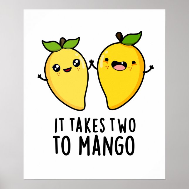 Poster Il Faut Deux Pour Mango Danseuse Danseuse Fruit Pu (Devant)