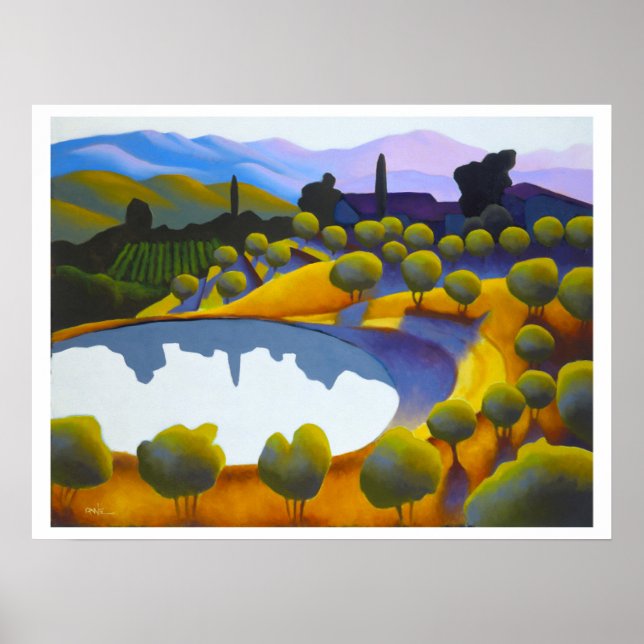 Poster Il Laghetto sotto Bonsi (Devant)