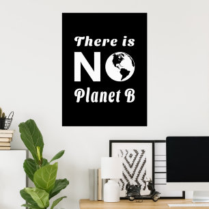 Poster Il N'Y A Pas De Planète B Protéger Le Jour des ter