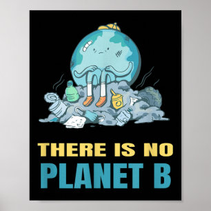 Poster Il N'Y A Pas De Planète B Terre Nature De l'enviro