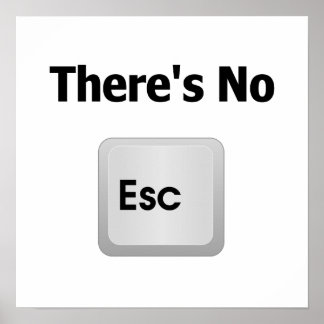 Poster Il n'y a pas d'échappatoire