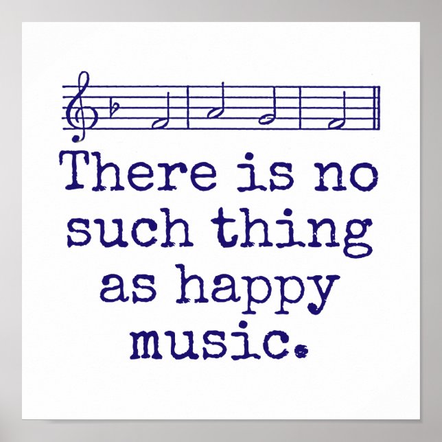 Poster Il N'Y A Rien De Tel Que Happy Music - Music Quot (Devant)
