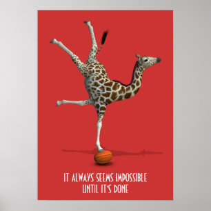 Poster Il semble toujours impossible jusqu'à ce qu'il ait