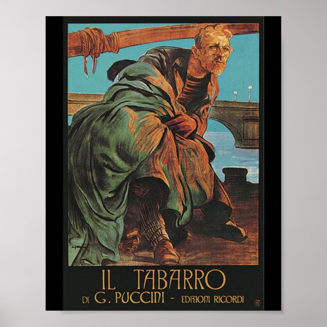 Poster Il Tabarro (Giacomo Puccini) (Devant)