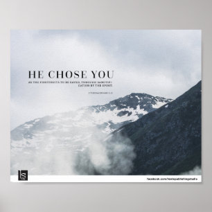 Poster Il vous a choisis (1 2h13 de Thessalonians)
