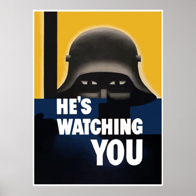 Poster Il vous regarde — Frontière (Devant)
