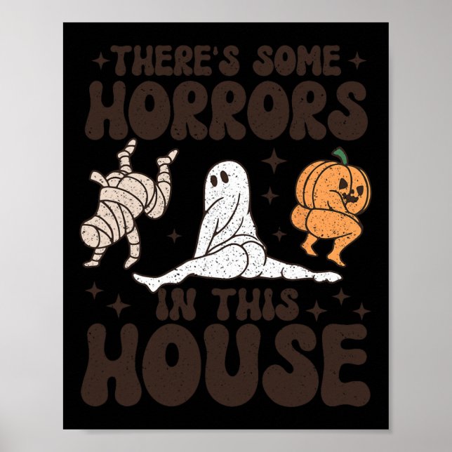 Poster Il y a des horreurs dans cette maison Citrouille f (Devant)