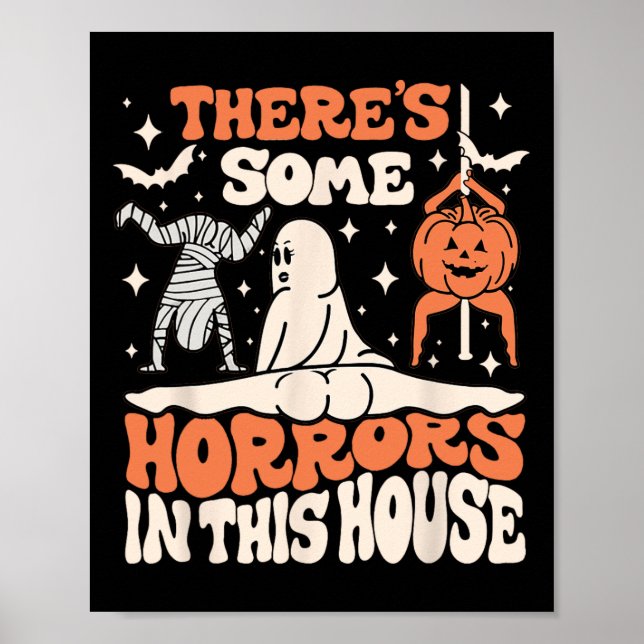 Poster Il y a des horreurs dans cette maison Citrouille f (Devant)