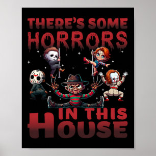 Poster Il y a des horreurs dans cette maison Drôle Horreu