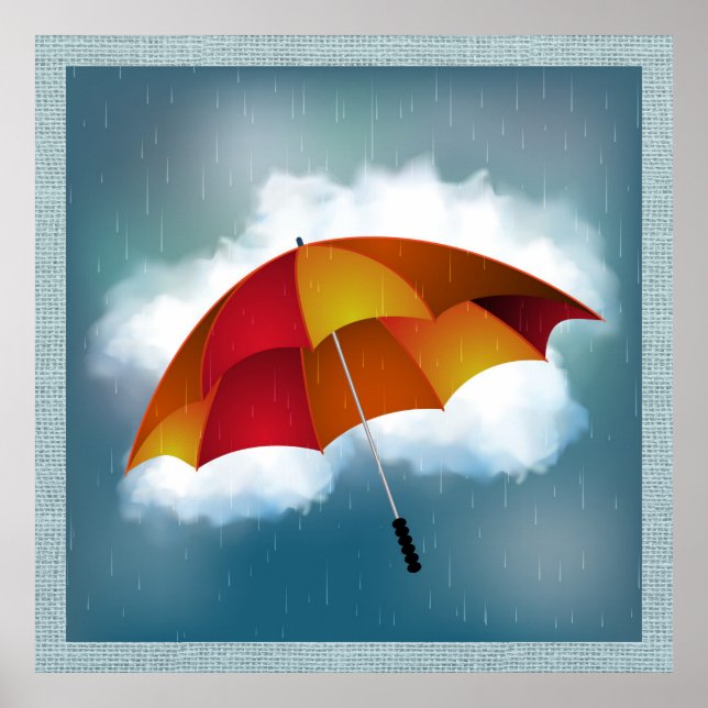 Poster Il y a toujours de la place sous notre parapluie - (Devant)