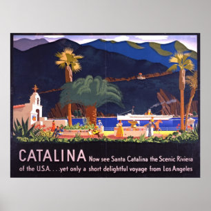 Poster Île 1935 de Père Noël Catalina