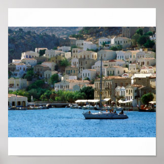 Poster île de grèce