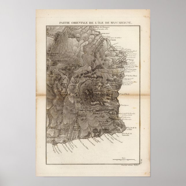 Poster Ile de Mascareigne (Devant)