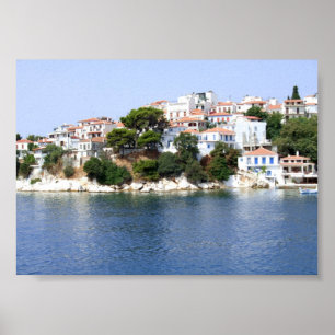 Poster Île de Skiathos, Grèce