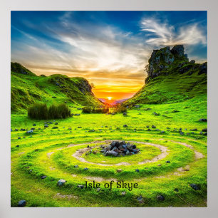 Poster Île de Skye, Écosse,