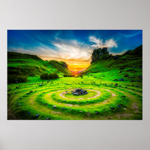 Poster Île de Skye en Écosse