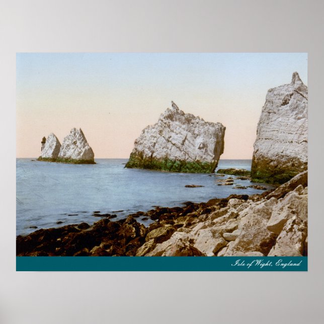 Poster Île de Wight, Angleterre (1900) (Devant)