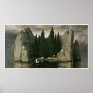 Poster Île des morts, Arnold 1883 Bocklin