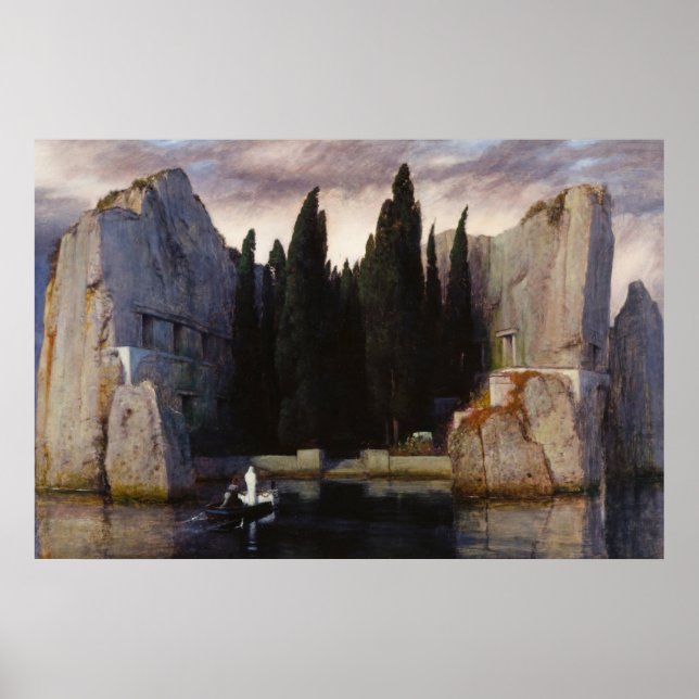 Poster Île des morts par Arnold Bocklin (Devant)