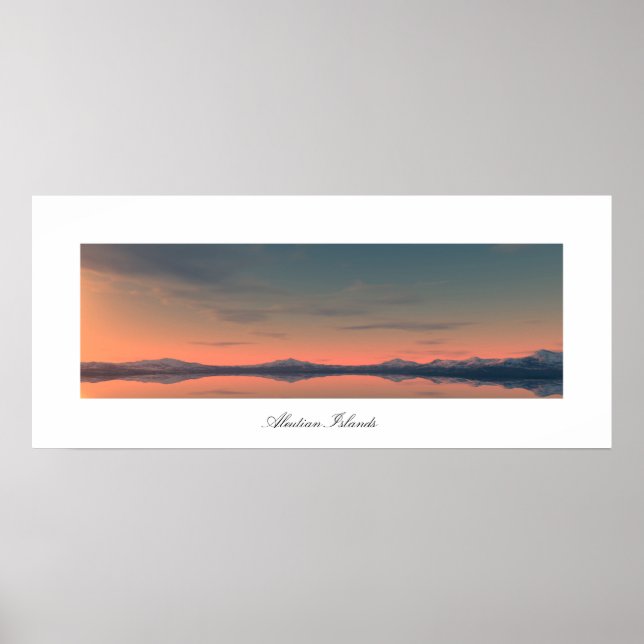 Poster Îles Aléoutiennes (Devant)