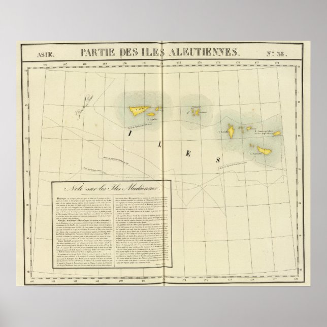 Poster Îles Aléoutiennes, Asie 38 (Devant)