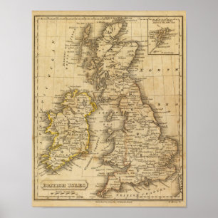 Poster Îles britanniques, Asie