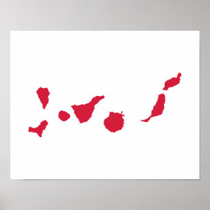 Poster Îles Canaries