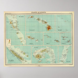 Poster Îles d'Océanie