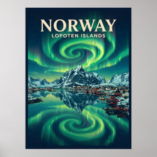 Poster Îles Lofoten Norvège